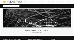 Desktop Screenshot of adefid.com