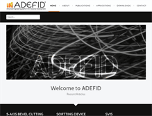 Tablet Screenshot of adefid.com